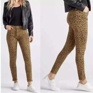 Lucky Brand | Bridgette Skinny leopard print jeans Size 4/27